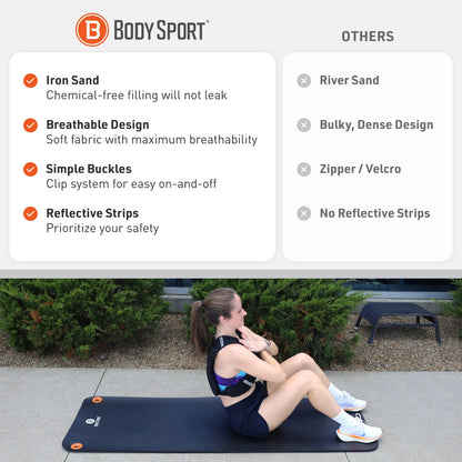 Weighted Vest, 15 Lb. - Adjustable Fitness Vest for Strength Training, Running, Walking, and Endurance Workouts