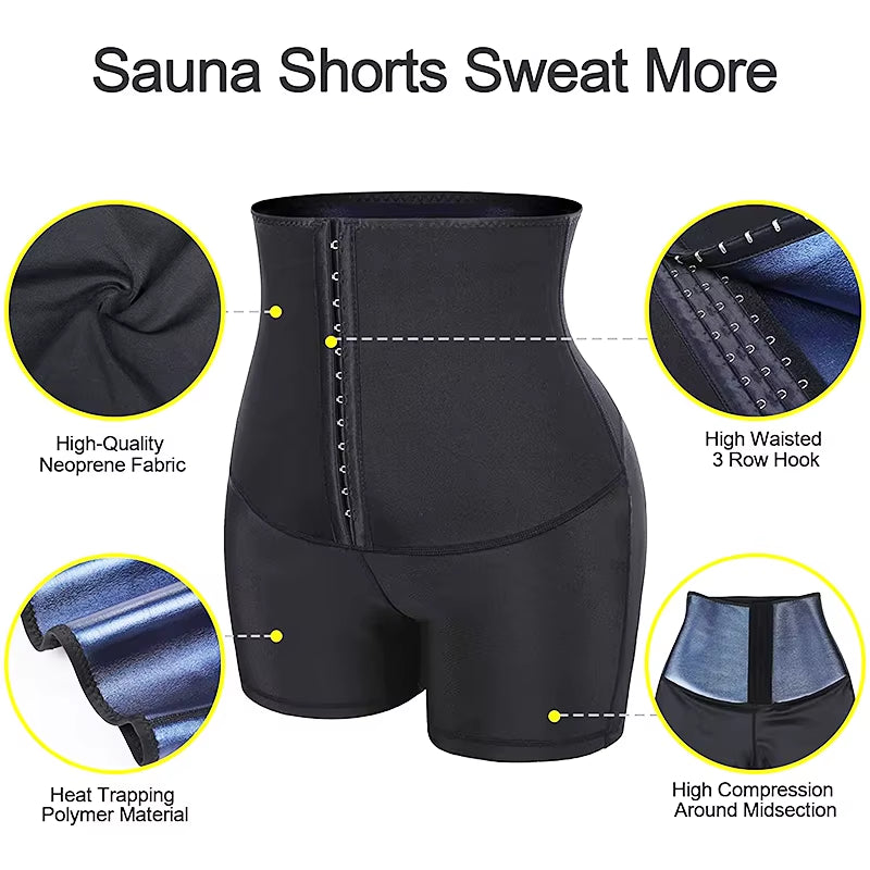 Hot Sweat Slimming Shorts – Shape Your Waist, Burn Fat, and Boost Confidence